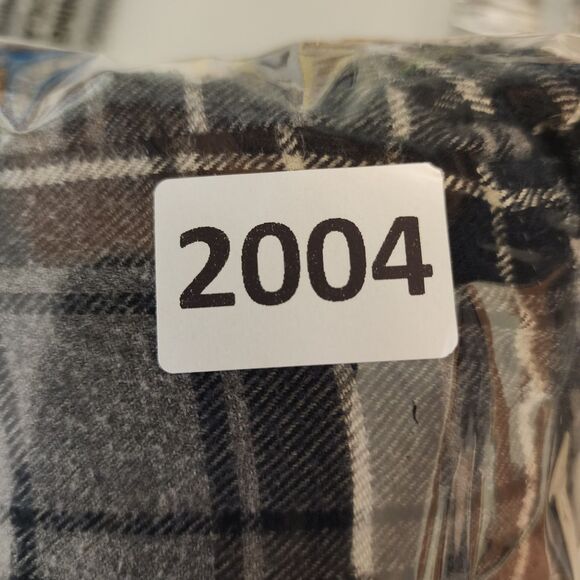 LL Bean Fleece Lined Flannel Shacket Mens L REG Traditional Fit Blue Plaid - Picture 14 of 14